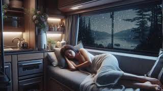 Sleepy Car Nights ASMR Rain and Relaxing Tunes with Woman Sleeping  Natural rain relaxation ASMR [upl. by Aynekat]