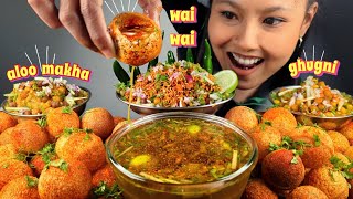 SPICY PANIPURI CHALLENGE  PANIPURI EATING CHALLENGE  INDIAN STREET FOOD  EATING VERY SPICY FOOD [upl. by Atinek]