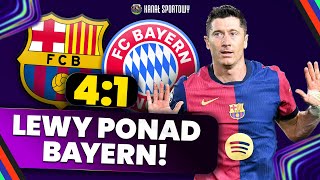 BARCELONA – BAYERN 41 LEWANDOWSKI Z GOLEM DUMA KATALONII POKAZAŁA MOC PRZED EL CLASICO ANALIZA [upl. by Lymann]