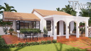 Simple and Elegant Modern Bungalow House Design Low Budget  2Bedroom [upl. by Farron]