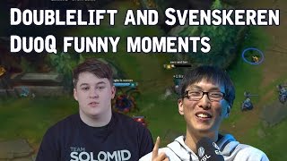 Tsm Doublelift and Sven DuoQ Funny moments [upl. by Gemperle943]