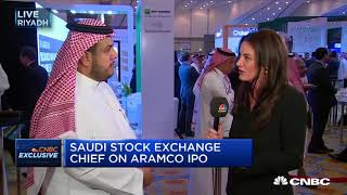 Saudi exchange welcomes Aramco IPO says CEO  Capital Connection [upl. by Allista]