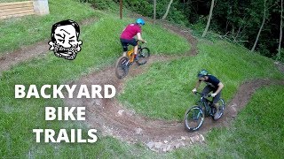 Backyard MTB Trails  Building amp Riding [upl. by Ecnedurp]