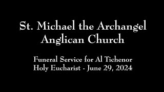 Al Tichenor Funeral  20240629 [upl. by Nehgam975]