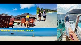 Maldives  Sun Siyam Olhuveli  Maldives Grand Beach Villa [upl. by Akihsar]