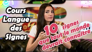 LES 10 SIGNES LSF POUR PORTER SECOURS A UN SOURD [upl. by Lletnahc]