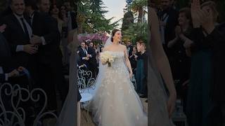 Maritta Hallani Makes An Entry in a Timeless Elie Saab Wedding Dress  lebaneseweddings shorts [upl. by Eniamerej]