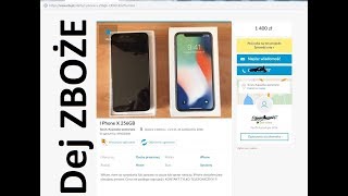 OLX oszustwo Podróbka iPhone X nieudany prezent możliwy biznes na wsi [upl. by Harwill]