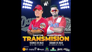 🔴Pomares2023 CHONTALES VS DANTOS JUEGO 3 ⚾️ [upl. by Oberon]