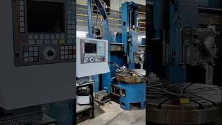 Torno Vertical Romi CNC Comando Fagor 550mil will [upl. by Idaf231]