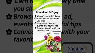 Stauffers Home amp Garden App  DOWNLOAD amp SAVE 🌱 [upl. by Felicdad24]