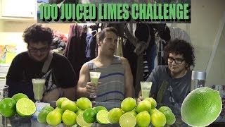 100 Juiced Limes Challenge [upl. by Cristi655]