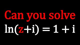 A Nice Logarithmic Equation  Problem 429 [upl. by Evalyn454]