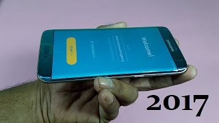 Samsung Galaxy S7 Edge 2017 Coral Blue Unboxing amp FIrst Look [upl. by Nraa]