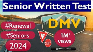 DMV Senior Written Test 2024 UPDATED Exclusive 35 Question Breakdown [upl. by Odnala168]