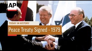 Peace Treaty Signed  1979  Today In History  26 Mar 17 [upl. by Namyac]