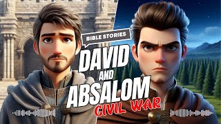 David and Absalom  Civil War  Animated Bible Stories [upl. by Slorac]