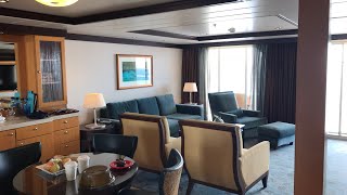 Room Tour of a One Bedroom Owner’s Suite on Allure of the Seas cruise cruiseship suite travel [upl. by Lesly]