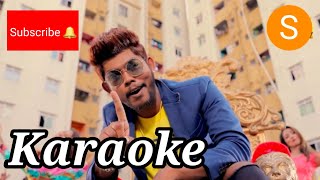 SanthosaiUdara kaushalya new song karaoke 🎤 උදාර කෞශල්‍ය සසන්තෝසයි without voice [upl. by Aniweta]