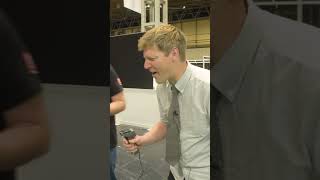 How FAST is Colin Furze at Scalextric shorts [upl. by Tobie3]