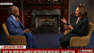 Kamala Harris brings out her latest word salad with well known Tax Cheat Reverend Al Sharpton Are m [upl. by Malcolm8]