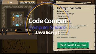 CodeCombat  Safe Place Concept Challenge JavaScript Tutorial with Solution [upl. by Rumilly]