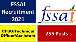 FSSAI Recruitment 2021 FSSAI EXAM Preparation  FSSAI Study Material  FSSAI Syllabus [upl. by Alludba]