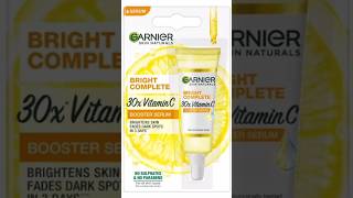 Garnier Vitamin C Serum Benifits BRIGHT COMPLETE short trending ytshort skincareroutin review [upl. by Artema25]