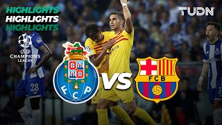 Porto vs Barcelona  HIGHLIGHTS  UEFA Champions League 202324  TUDN [upl. by Mozelle]