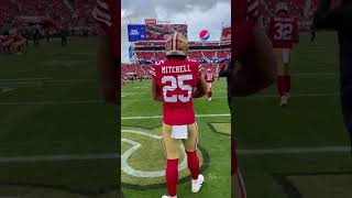 Elijah Mitchell’s back 😏 Mitchell 49ers shorts AZvsSF [upl. by Esinehs]