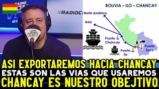 ANALISTA BOLIVIANO EXPLICA DETALLADAMENTE COMO APROVECHARA BOLIVIA EL MEGAPUERTO DE CHANCAY [upl. by Retswerb]