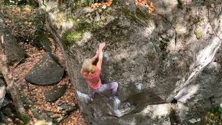 Rumney New Hampshire Bouldering Rocktober 2020 [upl. by Berta679]