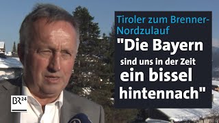 Nordzulauf zum Brennerbasistunnel Tirol legt vor – und wo bleibt Bayern  Abendschau  BR24 [upl. by Dalia425]