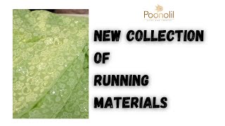 NEW COLLECTIONS OF RUNNING MATERIALS ELEGANT COLLECTIONS [upl. by Eehtomit]