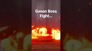 Ganon Boss Fight Zelda Breath of the Wild botw shorts [upl. by Dorcas]