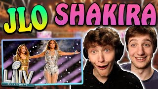 Shakira amp JLo Super Bowl LIV Halftime Show REACTION Full Performance [upl. by Hanikahs]