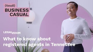 What you need to know about registered agents in Tennessee [upl. by Johann975]