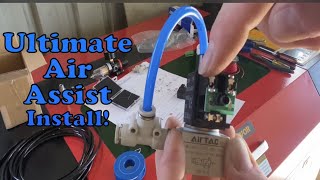 ULTIMATE Air Assist Install On my 80w C02 Laser [upl. by Josy465]