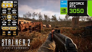 STALKER 2 on RTX 3050  Shockingly Good Results [upl. by Aerdnod]