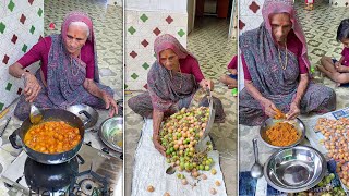 90 Year Old Grandma Gum Berry recipe  Sabzi grandma sabzi gumberry [upl. by Lennie34]