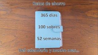 Retos de ahorro🤑 365 días 💲52 semanas💰 100 sobres💌 y mucho más [upl. by Fonsie625]