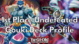 1st Place Undefeated 40 Gouki Deck Profile with Combo Tutorial [upl. by Elmira975]