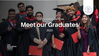 Meet Our Graduates  UWS London Campus [upl. by Zug118]