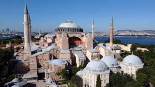 La Basílica de Santa Sofía hoy Mezquita en Estambul Turquía [upl. by Nosyarg]