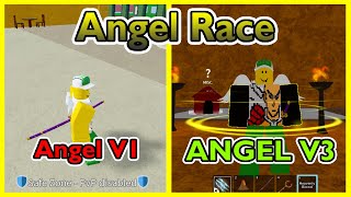 AngelSky Race V1 to V3 Complete Guide 2023  Blox Fruits Beginners Guide [upl. by Siuqramed]