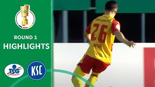 Karlsruhe in goal fever  TSG Neustrelitz vs Karlsruher SC 08  Highlights  DFB Pokal Round 1 [upl. by Esiahc]