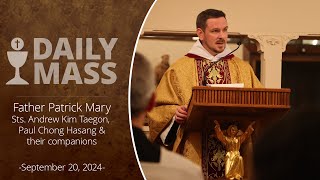 Catholic Daily Mass  Daily TV Mass  September 20 2024 [upl. by Weylin]