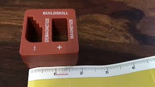 Buildskill Screwdriver Magnetizer and Demagnetizer Tool [upl. by Pricilla267]