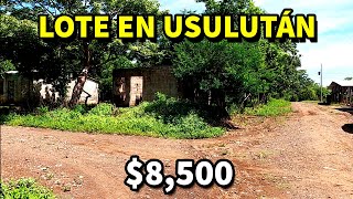 SE VENDE LOTE en 8500 en LA POZA USULUTAN El Salvador [upl. by Ecreip516]