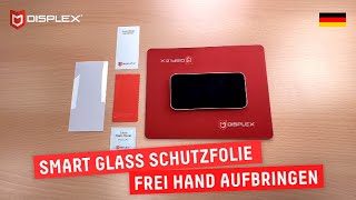 Handy Schutzfolie anbringen  DISPLEX® SMART GLASS [upl. by Hardin]